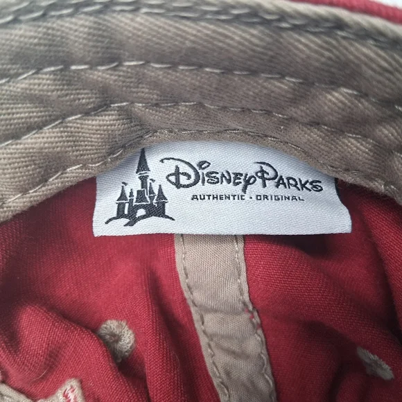 Disney Parks Kids Baseball Cap Embroidered Logo Red, Navy One Size - Picture 8 of 11